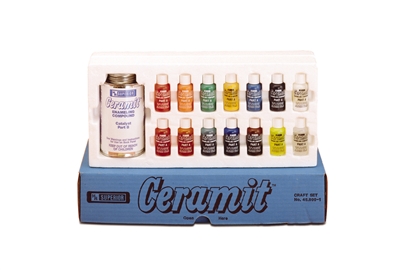 CERAMIT SET 14 COLOURS GROBET