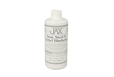 Jax Iron Steel Blackener works on Iron, Steel, Cast Iron, Nickel - Pint