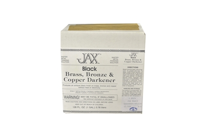 Jax Black Darkener Gallon works on Brass,Copper, Bronze