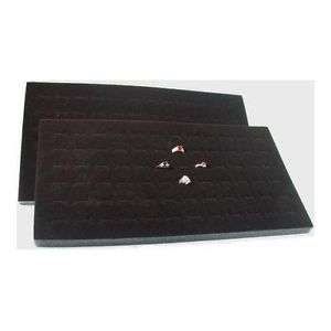 Foam Pad Horizontal Black 72 Rings 14 x 7.5 Inches