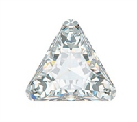 Cubic Zirconia Triangle Clear Swarovski