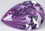 Amethyst Pear CZ