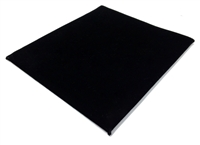 Velvet Pad Black  7.75 x 6.75 Inches