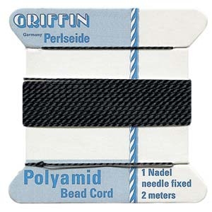 Bead Cord Black Nylon