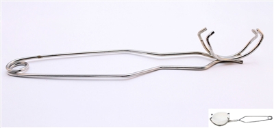 Tongs for 3 Inch Melting Dish Cross Locking