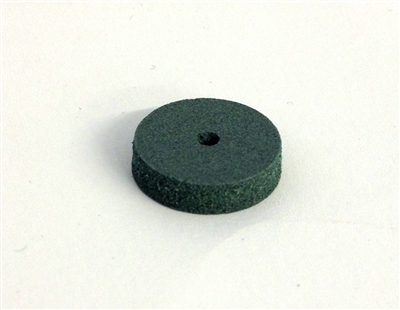 Square Edged Rubberized Polishing Wheels 5/8 x 1/8 X-Fine Green (20)