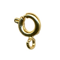 Yellow Gold Filled Spring Ring 6.0mm ( Pack of 10)   14/20