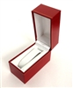 Watch or Bangle Box in Red 2.75 x 3.75 x 3.25"