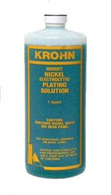 Nickel Bright Plating Solution 1 QT KROHN