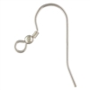 Sterling Silver Fishhook Earwire 0.71mm Pack of 6