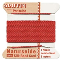 Beadcord Red Silk