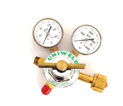 Single Stage Oxygen Regulator with FlowGauge meter