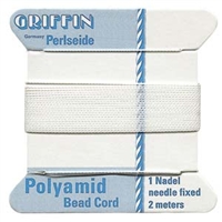 Beadcord White Nylon