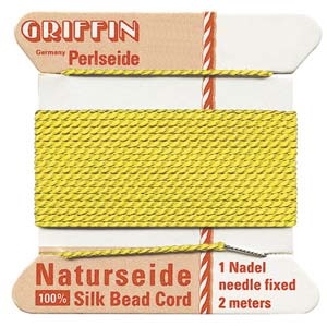 Beadcord Yellow Silk