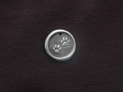 My Kids Have Fur Antique Silver Colored Wax Seal