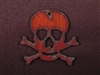 Rusted Iron Skull Pendant