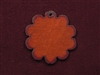Rusted Iron Scallop Pendant