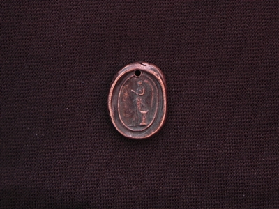 Trust Your Wings With Angel Antique Copper Colored Wax Seal