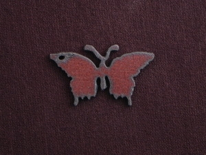 Rusted Iron Medium Butterfly Pendant