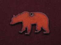 Rusted Iron Bear Pendant