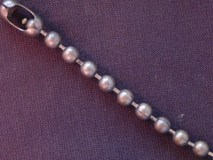 Ball Chain Antique Brass Colored 6 mm Bead Bracelet