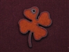 Rusted Iron Clover Pendant
