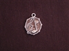 Charm Silver Colored Music Notes On Tag