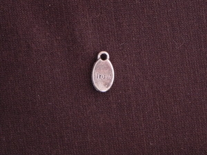 Charm Silver Colored Trust Drop