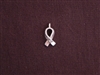 Charm Silver Colored Ribbon Of Hope