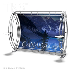 CANADA 2  - 9FT X 7FT TRUSS BACKWALL DISPLAY <BR> [FRAME ONLY]