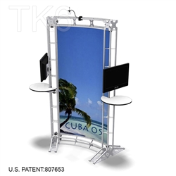 Cuba 5 - 5 Ft Wide TK6 Box Truss Backdrop Kit Backwall Display