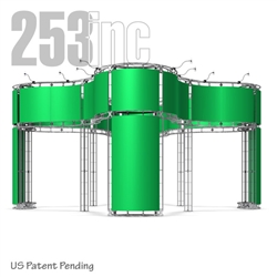 La Paz 20 X 20 Ft Box Truss Trade Show Display Booth