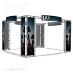 Angeles 20 X 20 Ft Box Truss Trade Show Display Booth