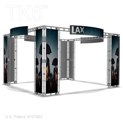 Angeles 20 X 20 Ft Box Truss Trade Show Display Booth