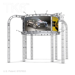 Montego 20 X 20 Ft Box Truss Trade Show Display Booth