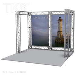 Joshua-Base - 10 Ft X 10 Ft Aluminum TK8 Box Truss Booth