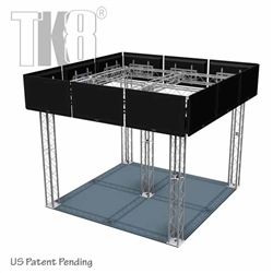 TK8 Media Tower Truss Booth Display