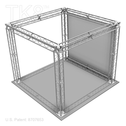 Jacob-Base - 10 Ft X 10 Ft TK8 Aluminum Box Truss Booth