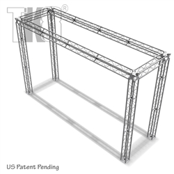 Keilan - 18ft x 5ft x 11ft Tall Tk8 Aluminum Box Truss Booth