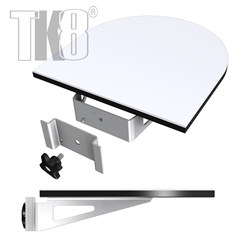 TABLETOP, HALF ROUND, 15 INCH TK8