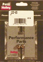 Holley Carburetor Main Jet 65 1/4-32 thread 2 PK 122-65 Pure Holley Perf Product