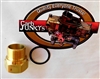 7/8-20 Fuel Inlet Nut Fitting QuadraJet Carburetor OEM Brass 7/8" 20 with Gasket