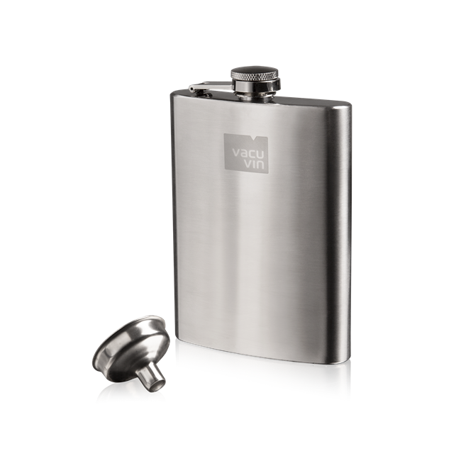 Vacu Vin Hip Flask Stainless Steel