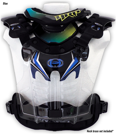 HRP Flak Jak LT IMS Chest Protector, neck brace compatible