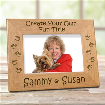 Create Your Own Dog Paws Picture Frame
