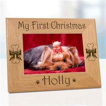 My First Christmas Dog Frame