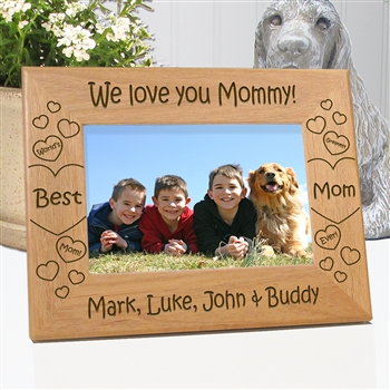 We Love You Mommy Personalized Frame