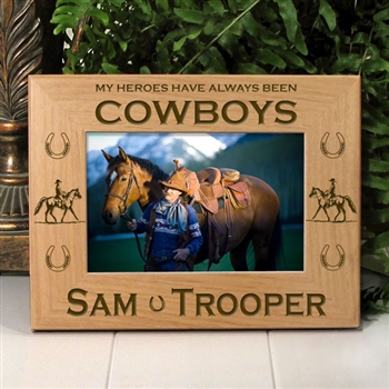 Heroes Have Been Cowboys Horse Picture Frame