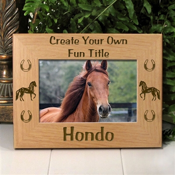 Personalized Horse Frame