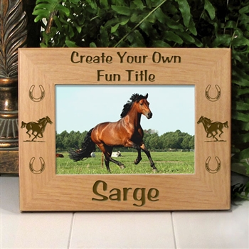 Personalized Horse Frame